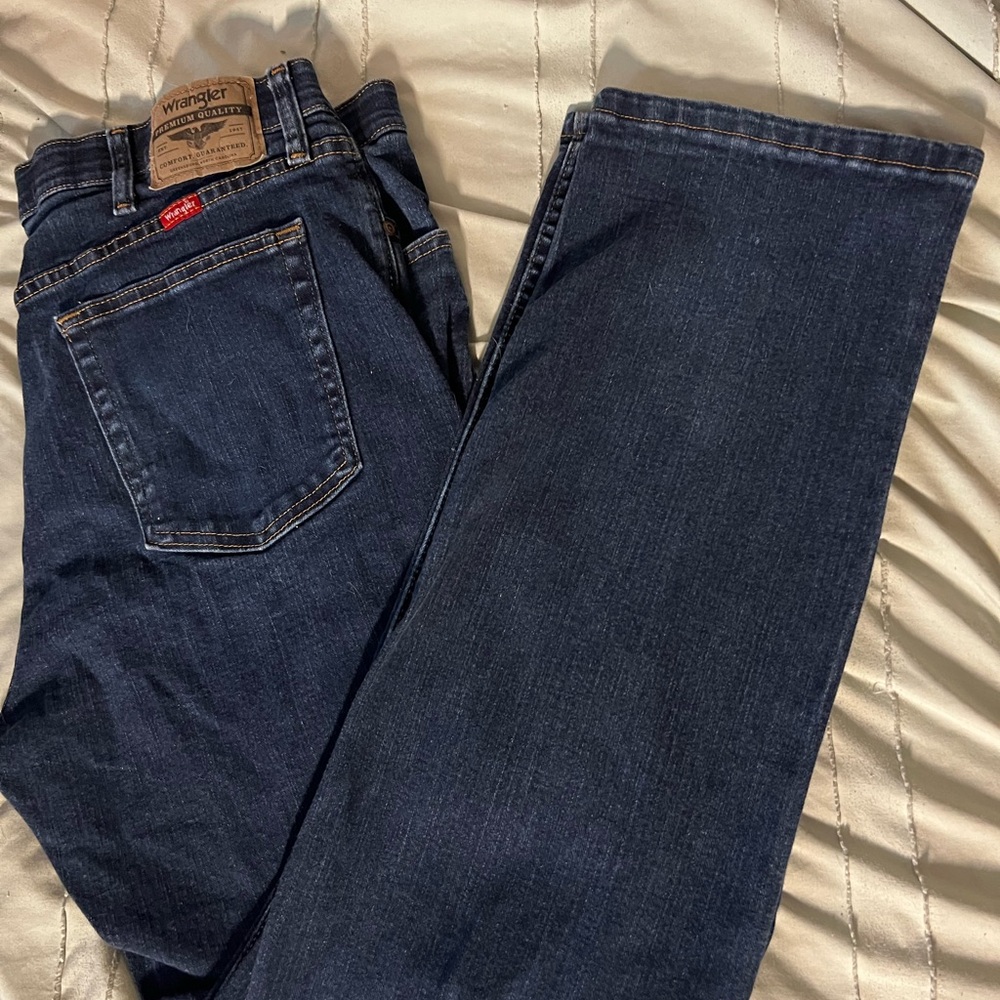 Wrangler Blue Straight Jeans